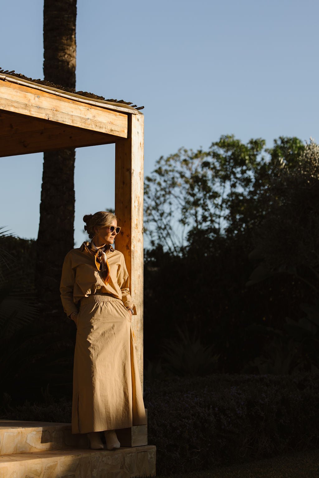 Femke katoenen rok camel - Bij Keesje - Bij Keesje The Label