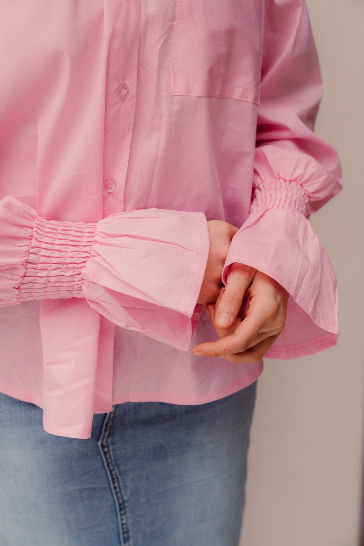 Fenna blouse roze - Bij Keesje - Bij Keesje - Blouse