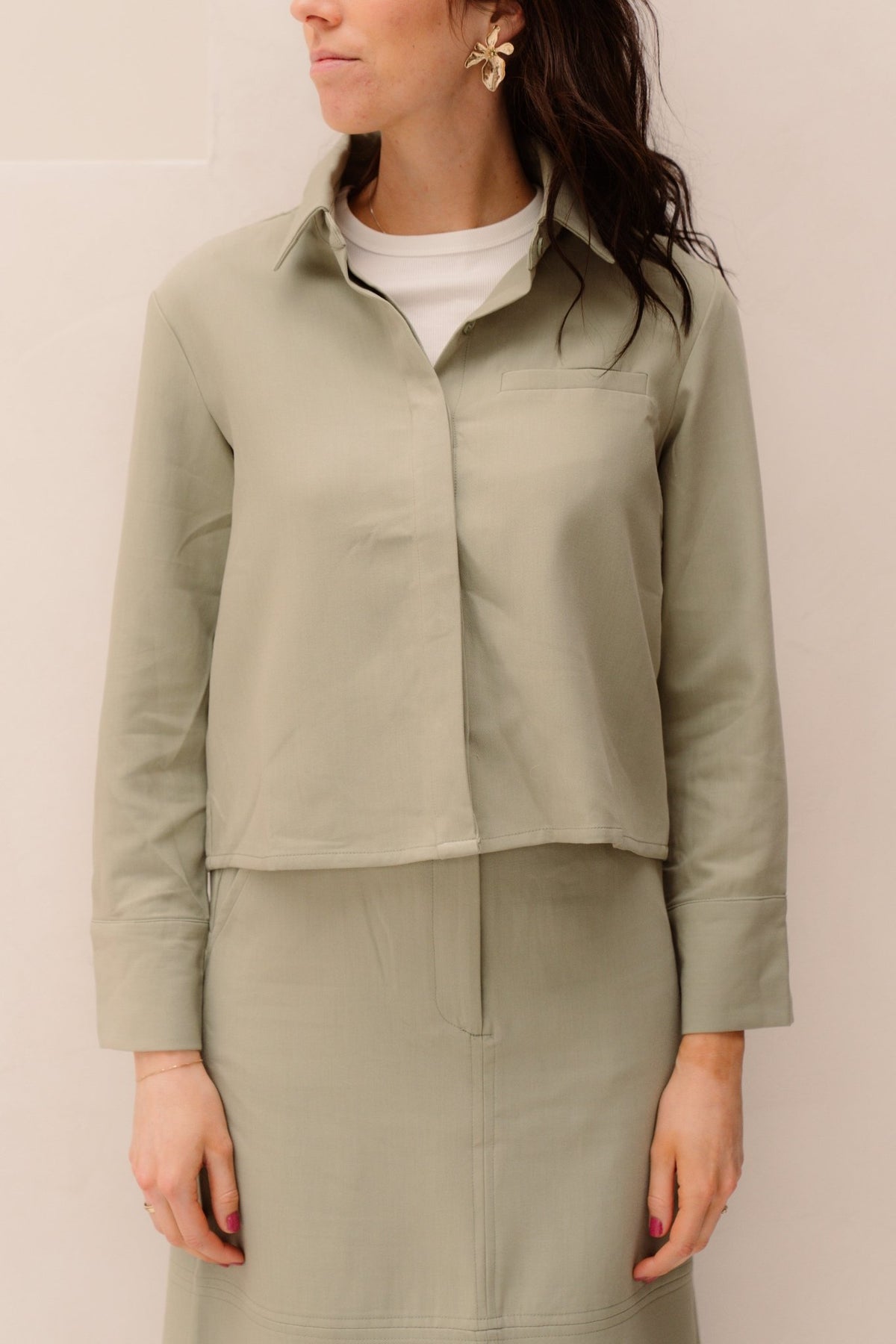 Fien blouse groen - Bij Keesje - Bij Keesje - Blouse