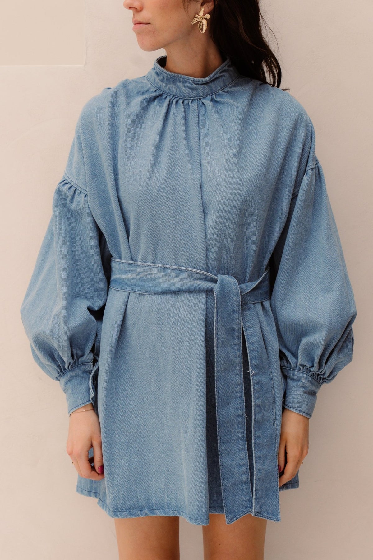 Fiene Denim Jurk - Bij Keesje - Bij Keesje - Jurk