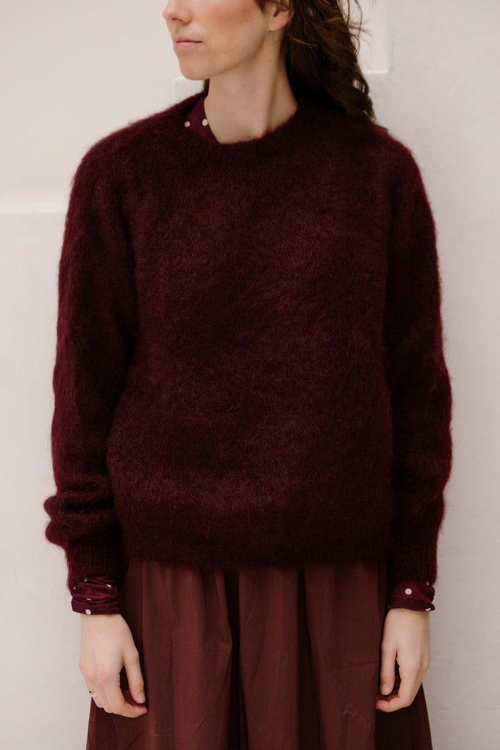 Fiep trui bordeaux - Bij Keesje - Bij Keesje