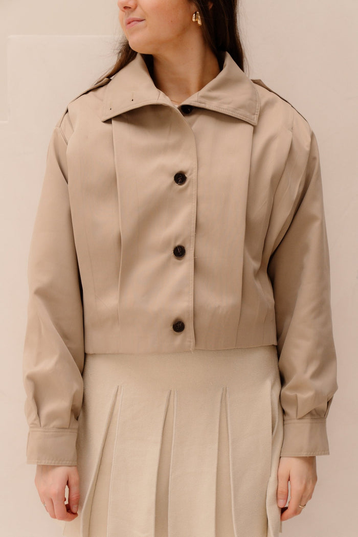 Fileine trench coat beige - Bij Keesje - Bij Keesje - jas