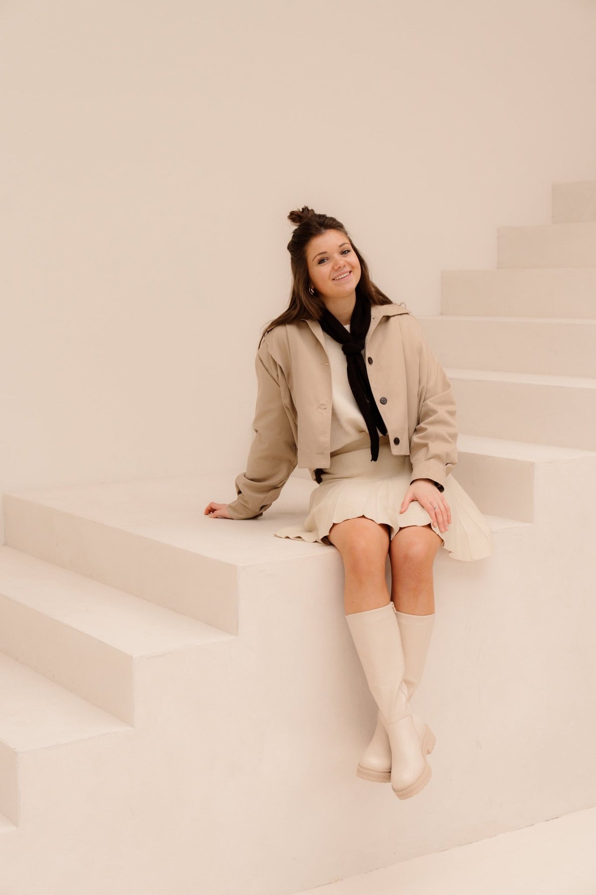 Fileine trench coat beige - Bij Keesje - Bij Keesje - jas