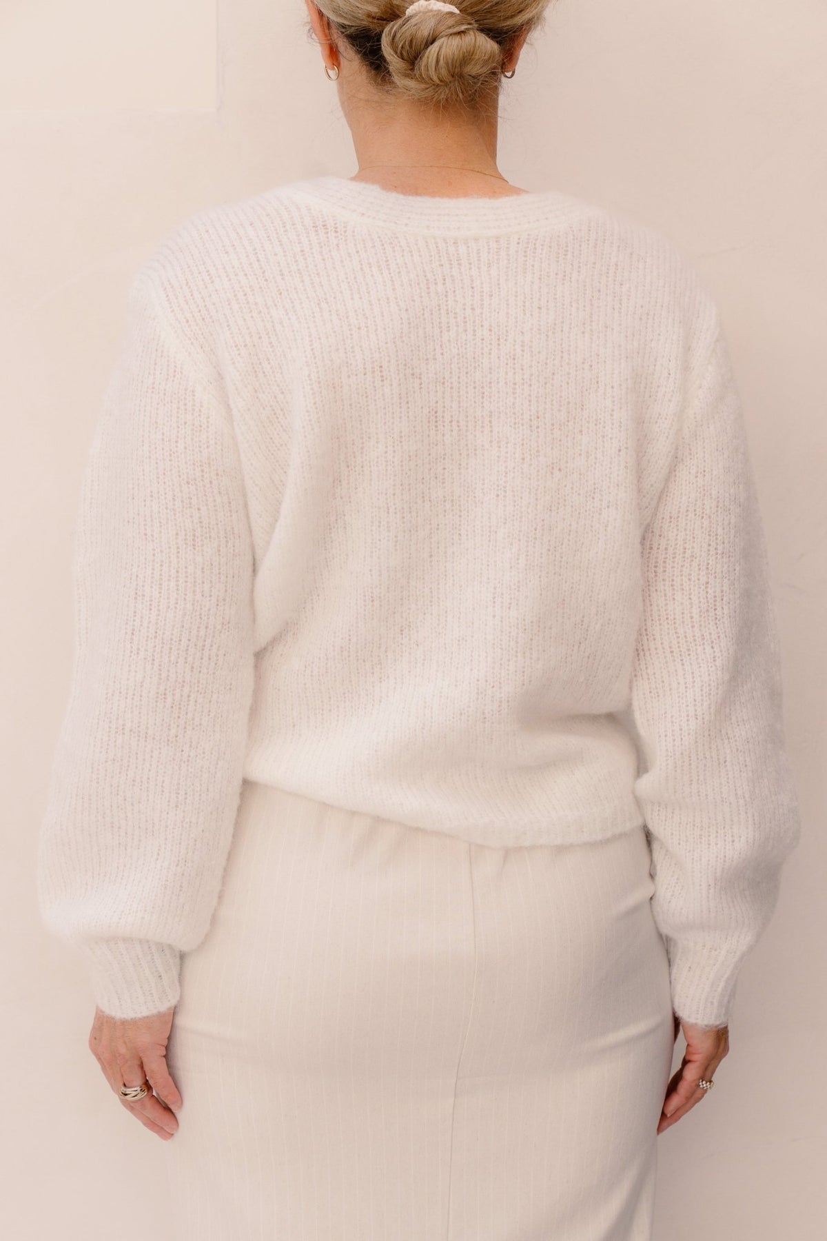 Fleur Trui White - Bij Keesje - Bij Keesje - trui