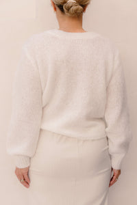 Fleur Trui White - Bij Keesje - Bij Keesje - trui