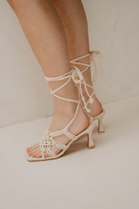 Florence heel beige - Bij Keesje - Bij Keesje - Schoenen