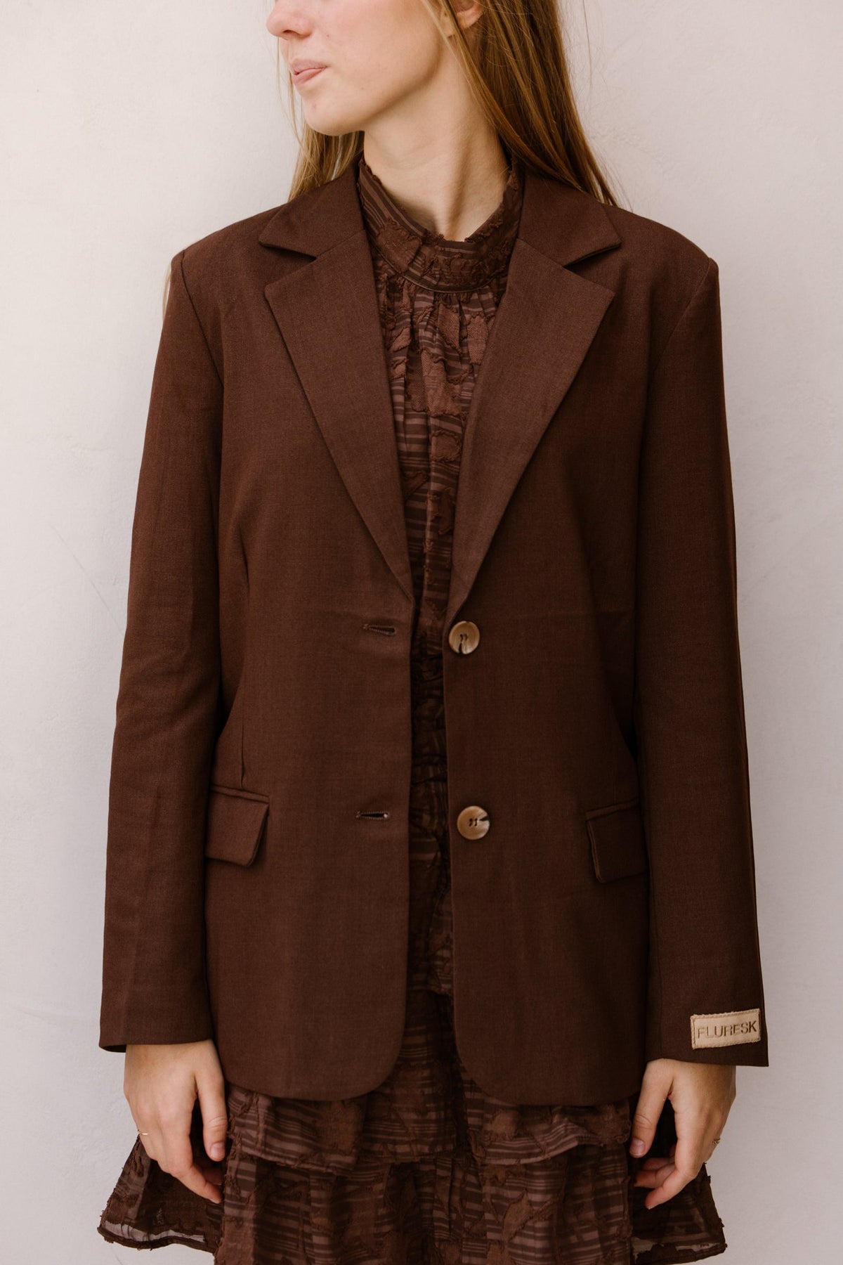 Florijn Blazer Mocha Brown - Bij Keesje - FLURESK
