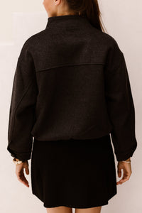 Florine wool bomber jacket antracit - Bij Keesje - Neo Noir - Jas