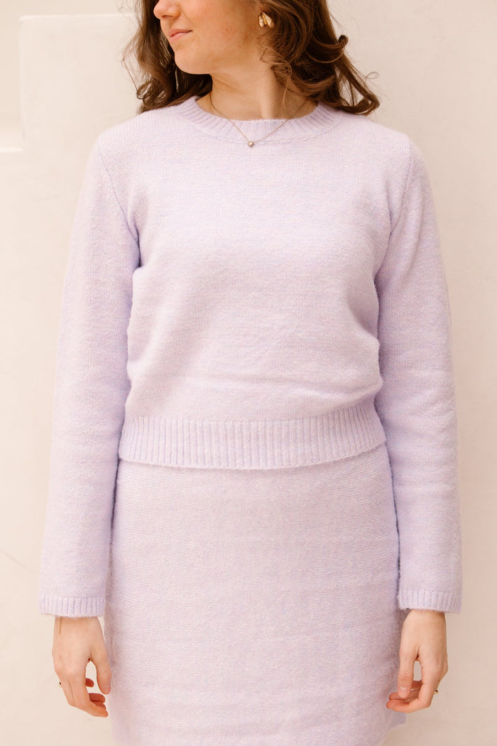 Fonny trui lila - Bij Keesje - Bij Keesje - sweater