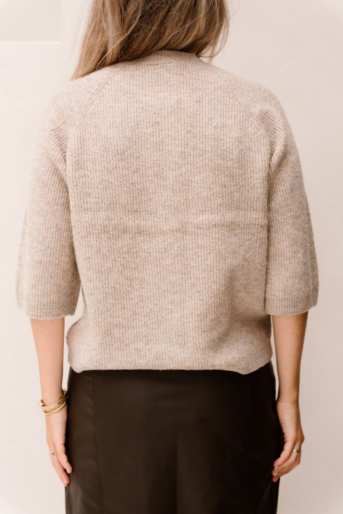 FQastrid Cardigan Taupe Melange - Bij Keesje - Free/Quent - Top