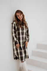 FQerino-Dress Dark Grey/Green