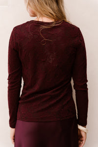 FQesvia blouse port royale - Bij Keesje - Free/Quent - Blouse