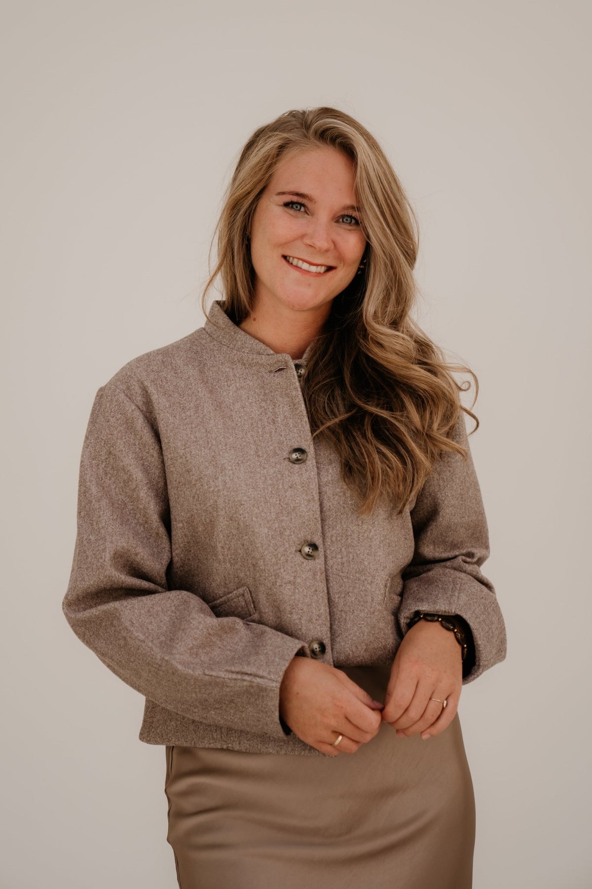 Fqesyanna-Jacket Morel Melange - Bij Keesje - Free/Quent - Jas