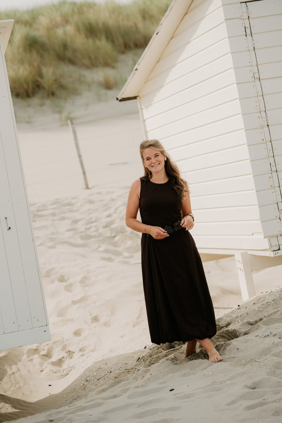 Fqhamy Dress Dark Brown - Bij Keesje - Free/Quent - Jurk