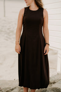 Fqhamy Dress Dark Brown - Bij Keesje - Free/Quent - Jurk