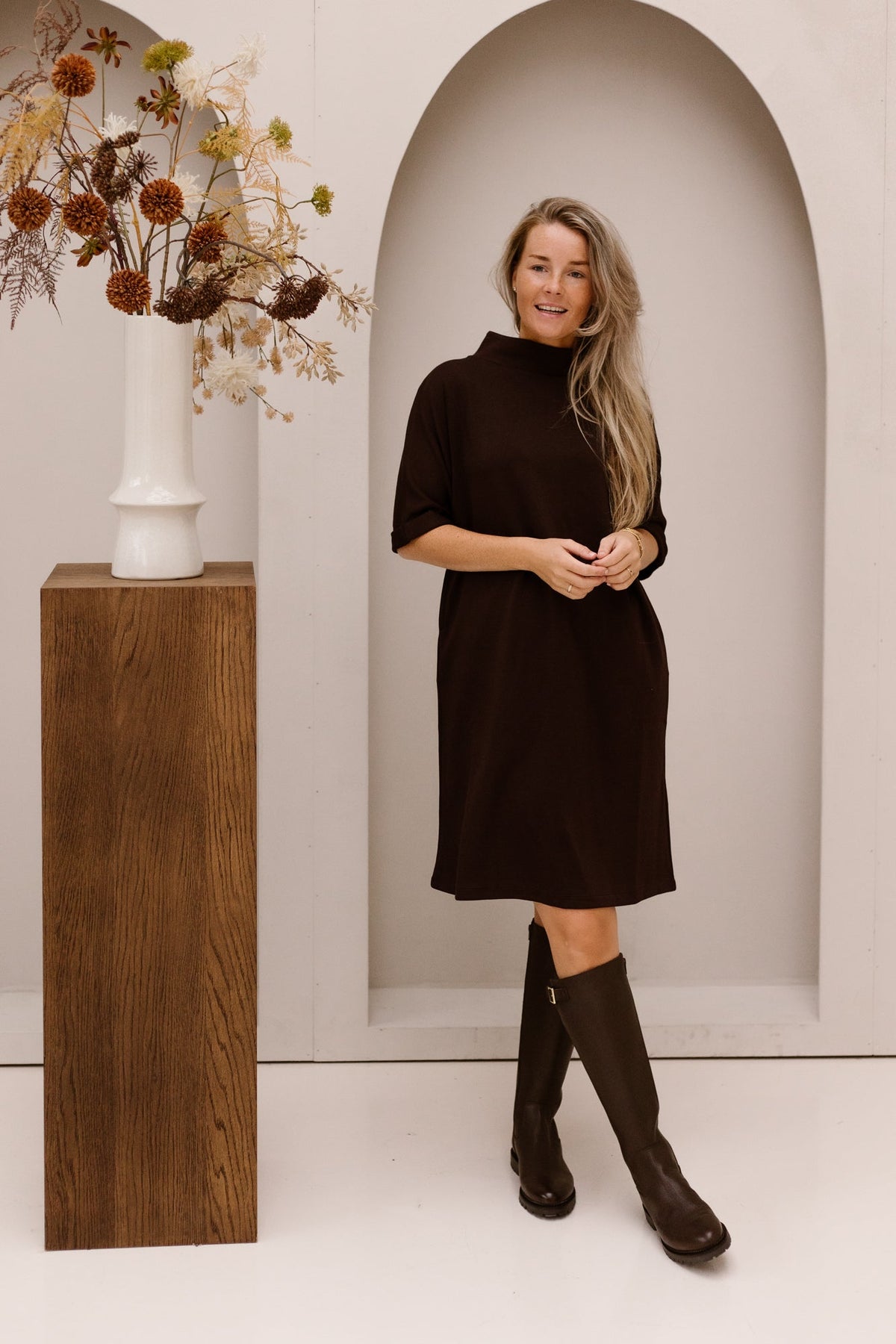 Fqlucinda Dress Mole - Bij Keesje - Free/Quent - jurk