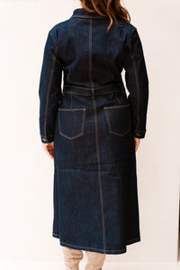 FQSara dark blue denim dress - Bij Keesje - Free/Quent - Jurk