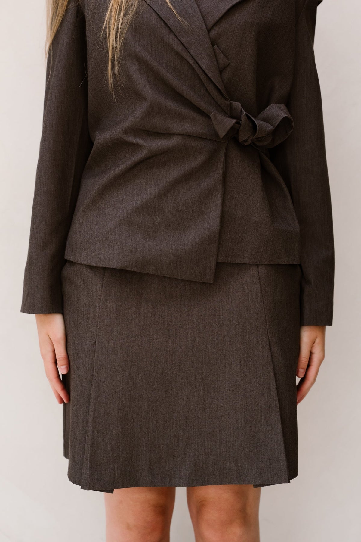 Fqvika-Skirt Dark Grey Melange - Bij Keesje - Free/Quent - Rokken