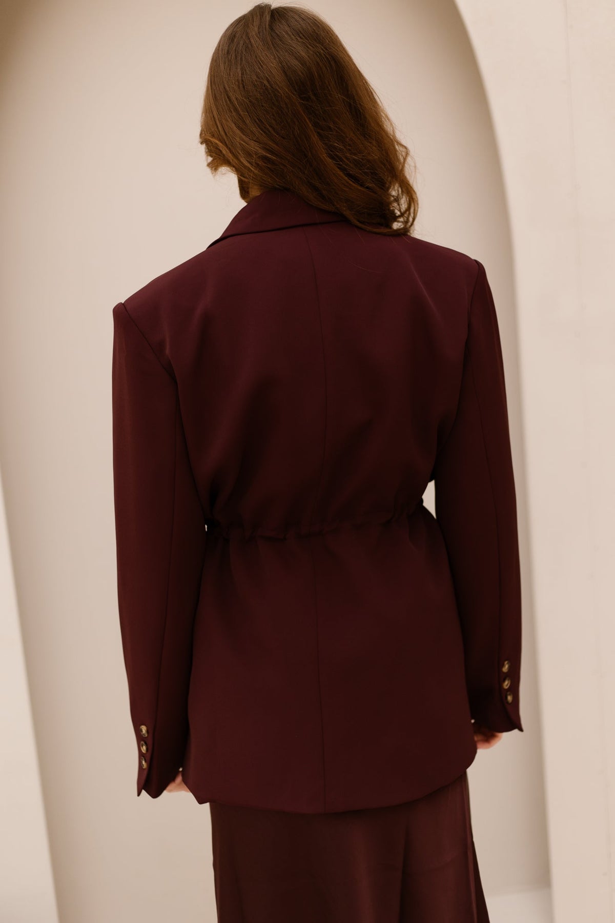 Freya blazer burgundy - Bij Keesje - Bij Keesje - Blazer