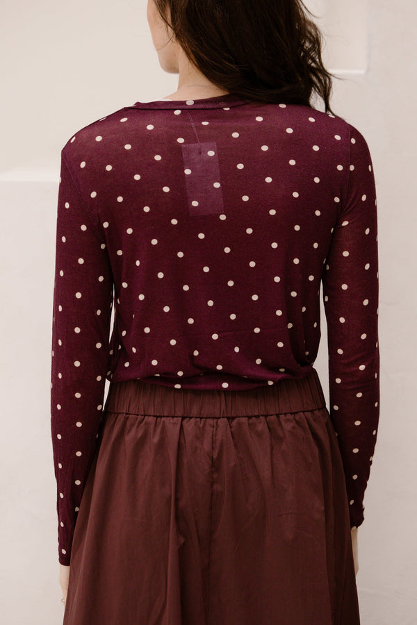 Frouke polkadot top - Bij Keesje - Bij Keesje