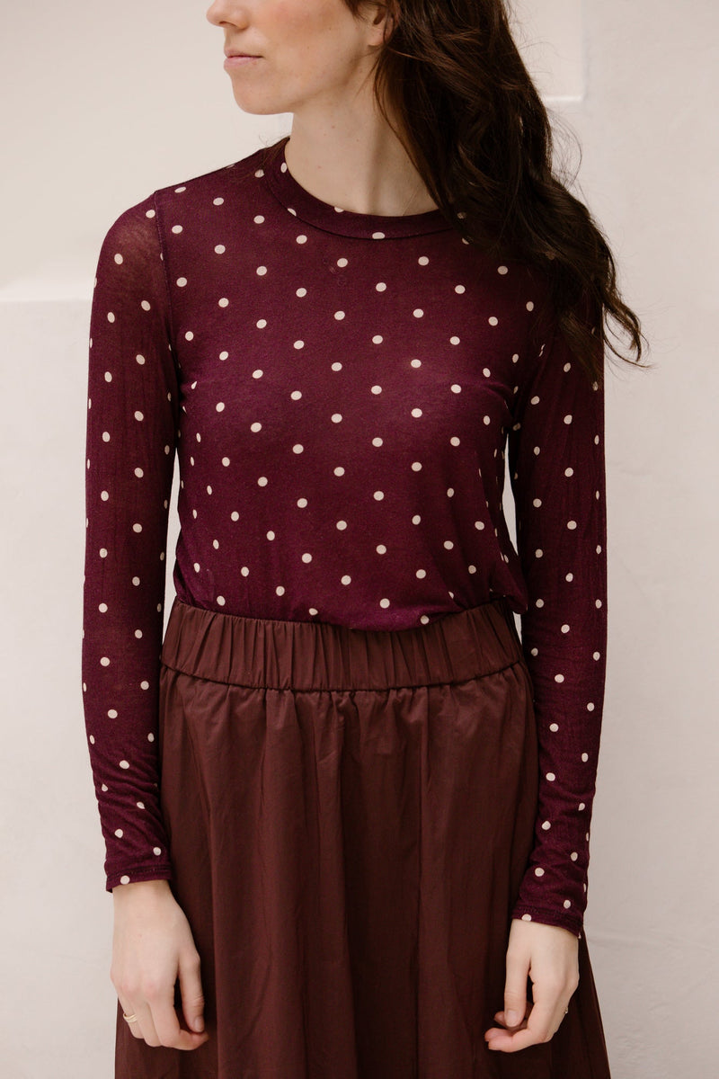 Frouke polkadot top - Bij Keesje - Bij Keesje