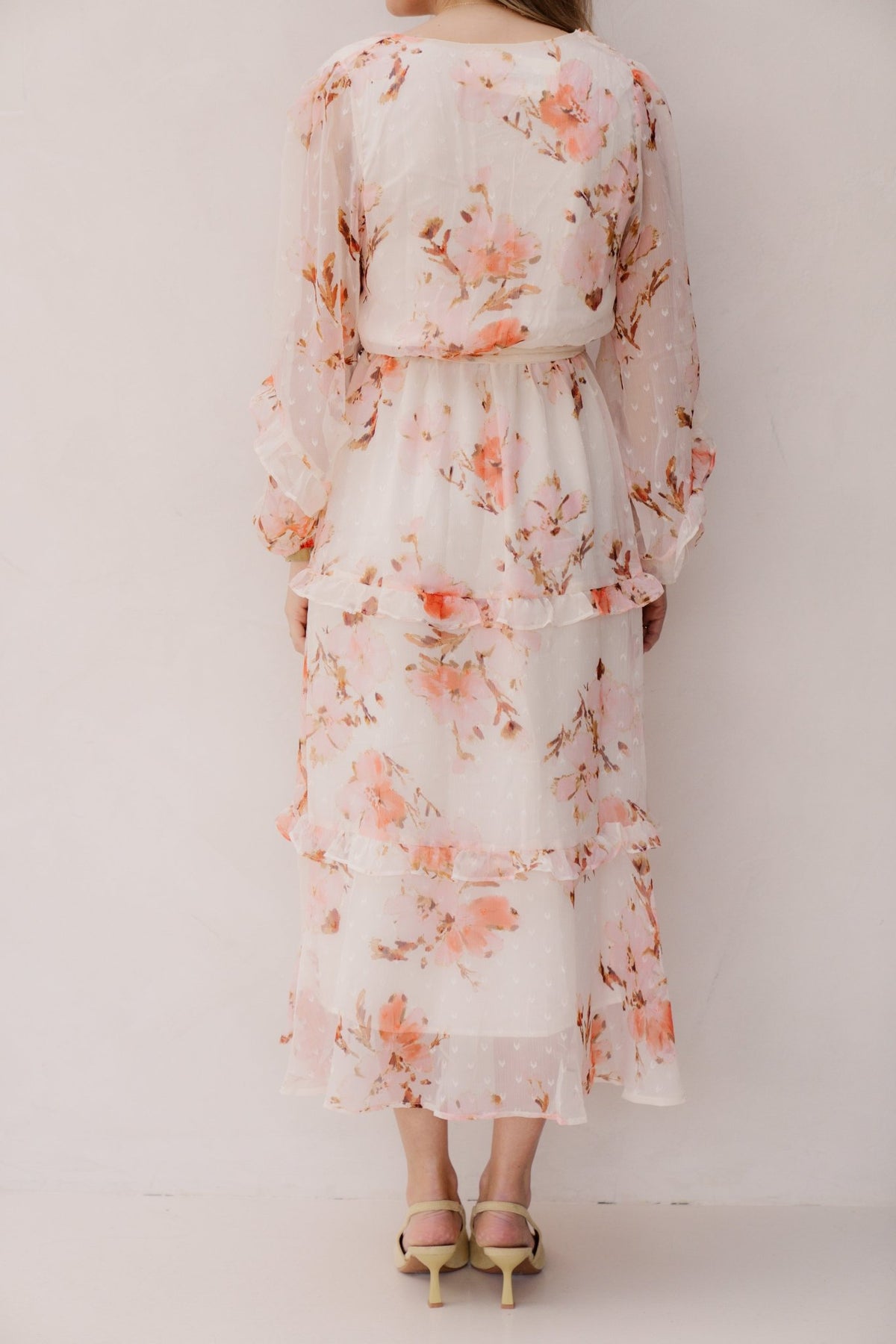 Gaby Jurk Beige/Pink - Bij Keesje - Bij Keesje - Jurk