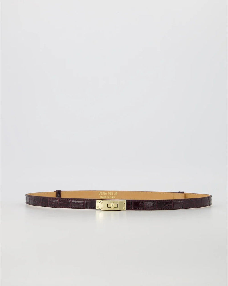 Garcia riem croco bordeaux - Bij Keesje - Bij Keesje