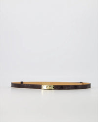 Garcia riem croco donkerbruin - Bij Keesje - Bij Keesje