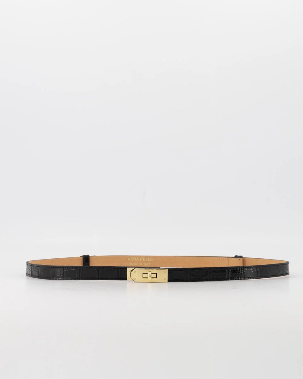 Garcia riem croco zwart - Bij Keesje - Bij Keesje