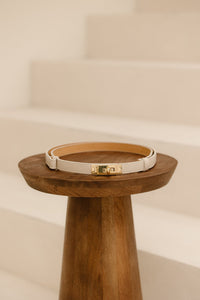 Garcia riem ecru - Bij Keesje - Bij Keesje