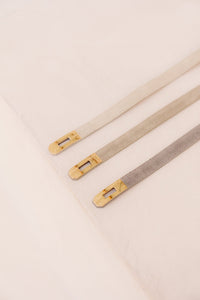 Garcia riem suede ecru - Bij Keesje - Bij Keesje - accessoires