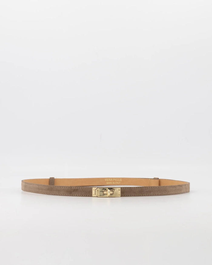 Garcia riem suede taupe - Bij Keesje - Bij Keesje