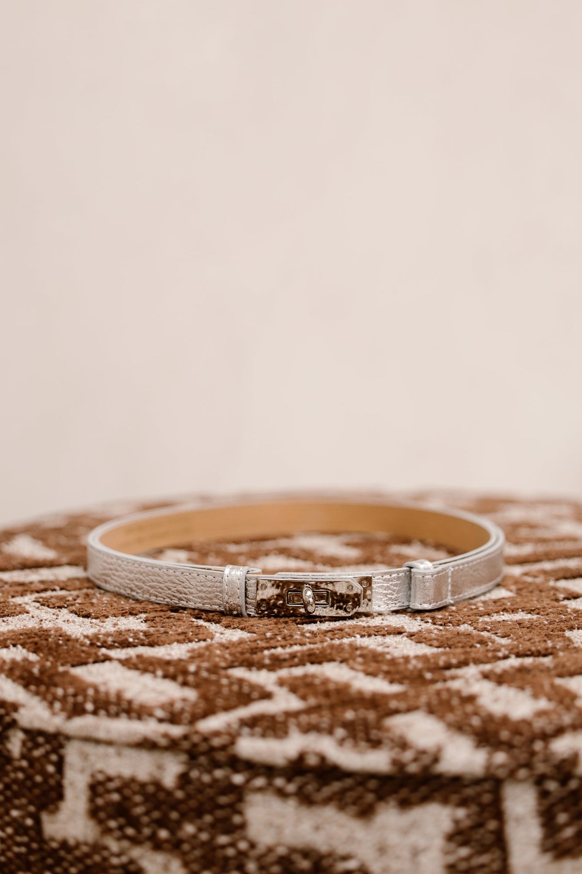 Garcia riem zilver (zilveren sluiting) - Bij Keesje - Bij Keesje