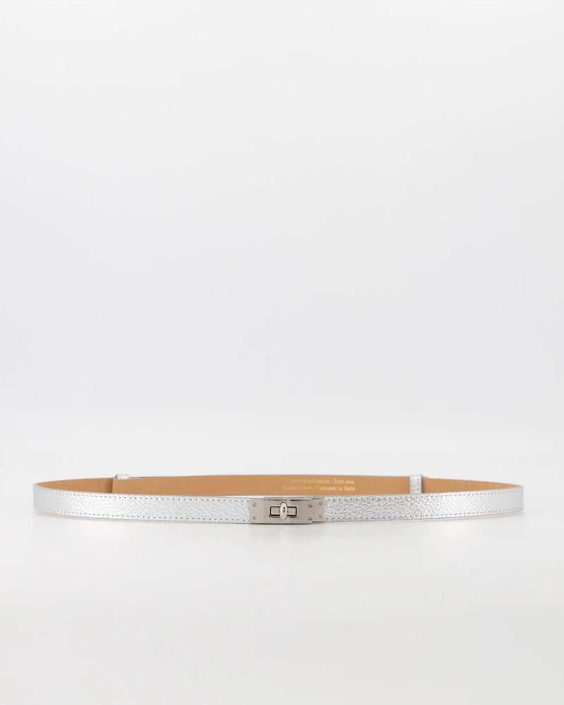 Garcia riem zilver (zilveren sluiting) - Bij Keesje - Bij Keesje