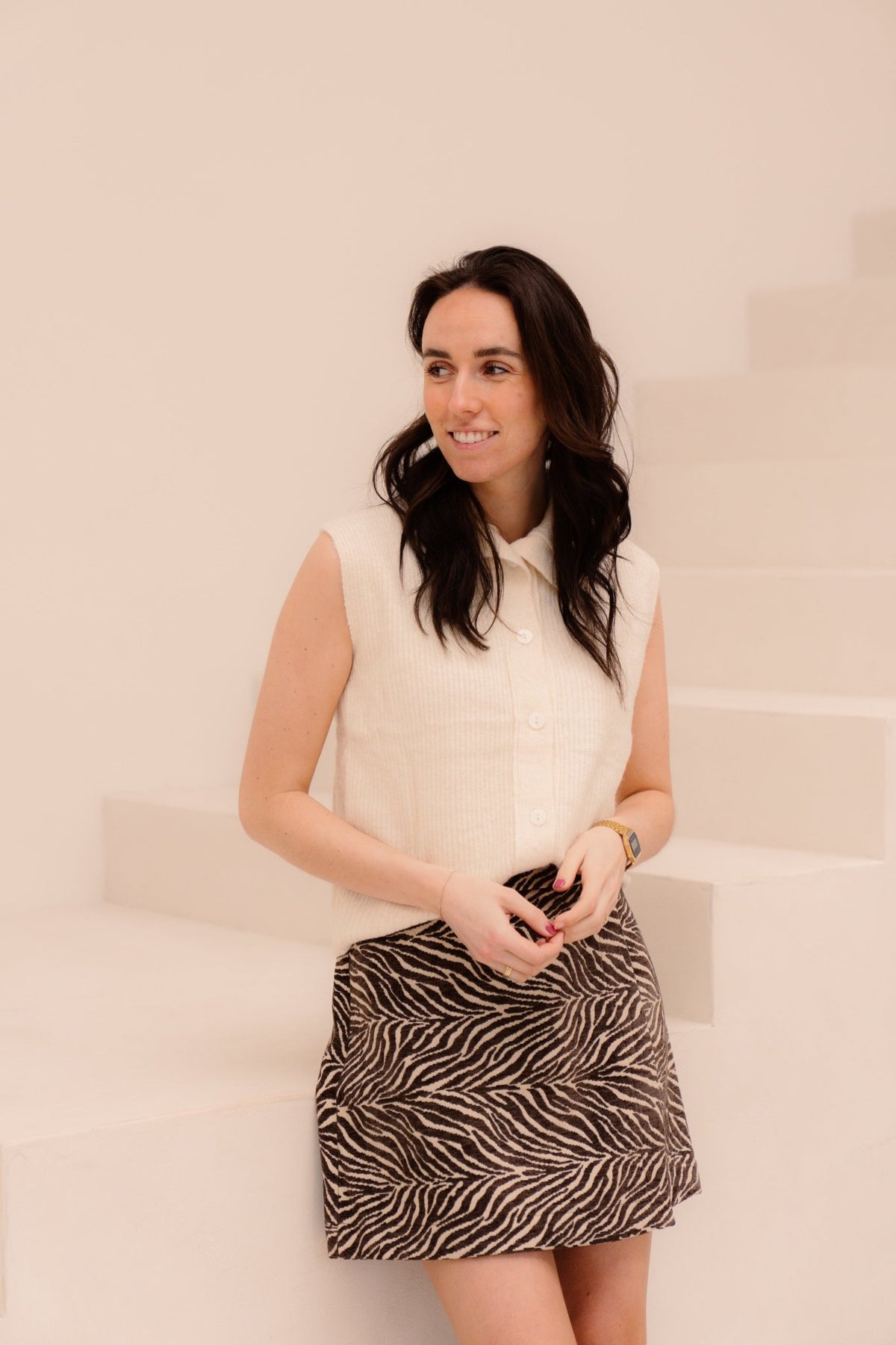 Gaya spencer beige - Bij Keesje - Bij Keesje - spencer