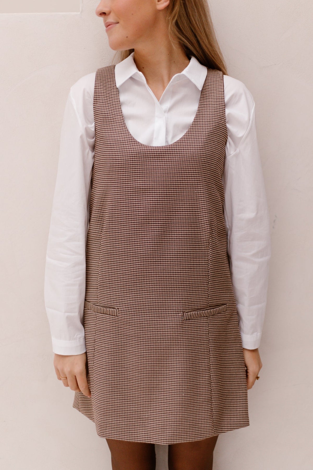 Geerke spencer dress ruit - Bij Keesje - Bij Keesje