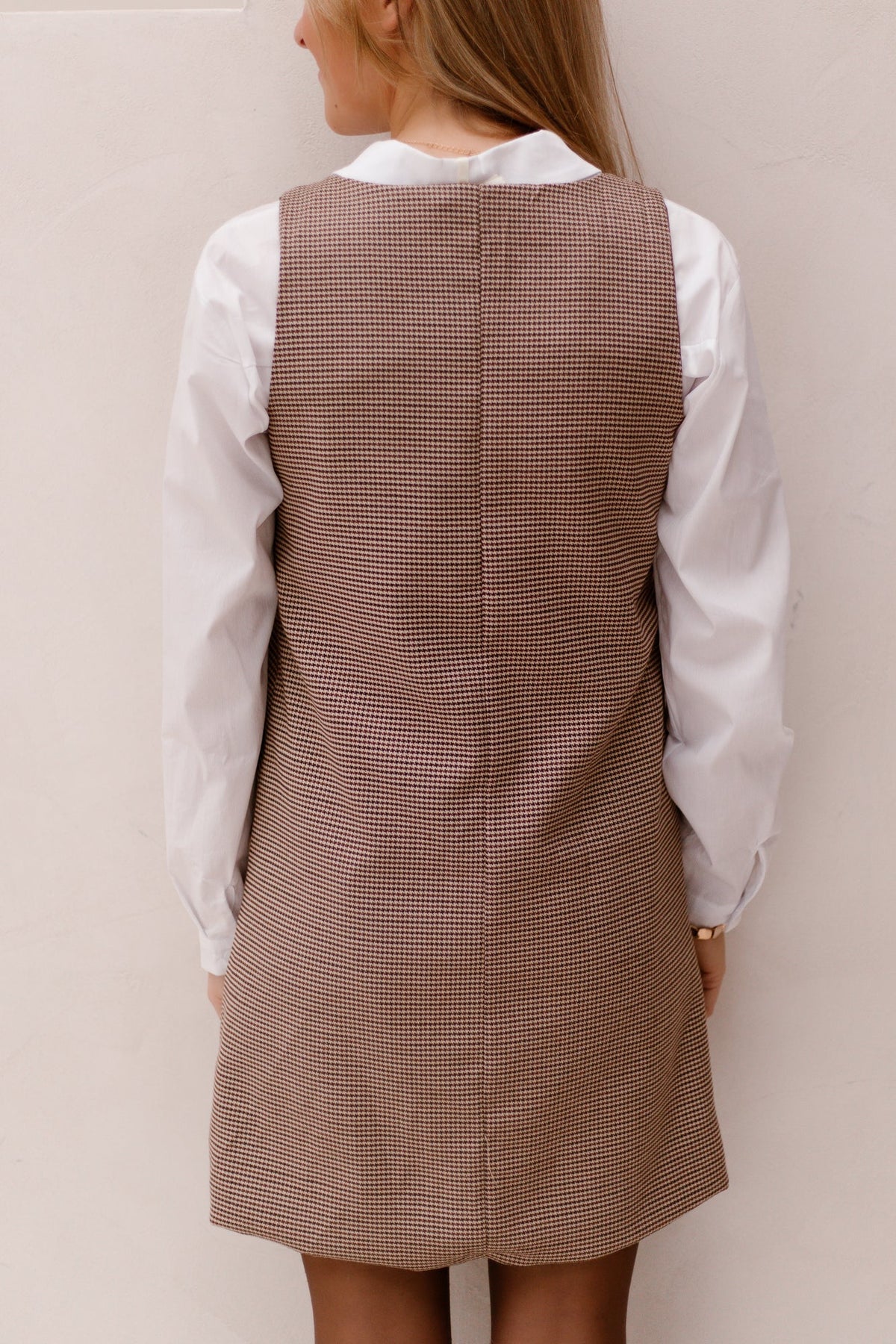 Geerke spencer dress ruit - Bij Keesje - Bij Keesje