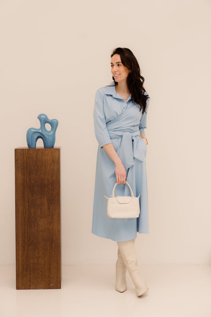 Gemma jurk blauw - Bij Keesje - Bij Keesje - Jurk