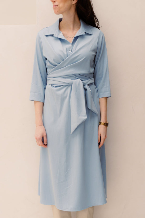 Gemma jurk blauw - Bij Keesje - Bij Keesje - Jurk