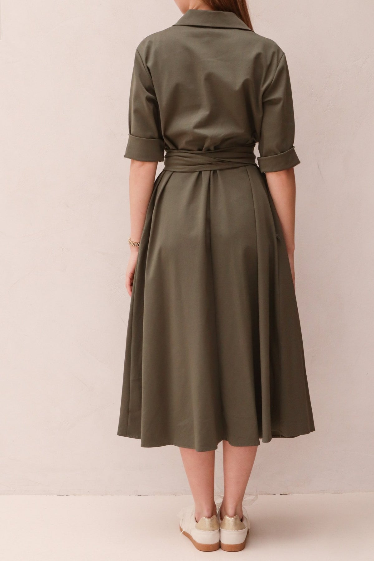 Gemma jurk groen - Bij Keesje - Bij Keesje - Jurk