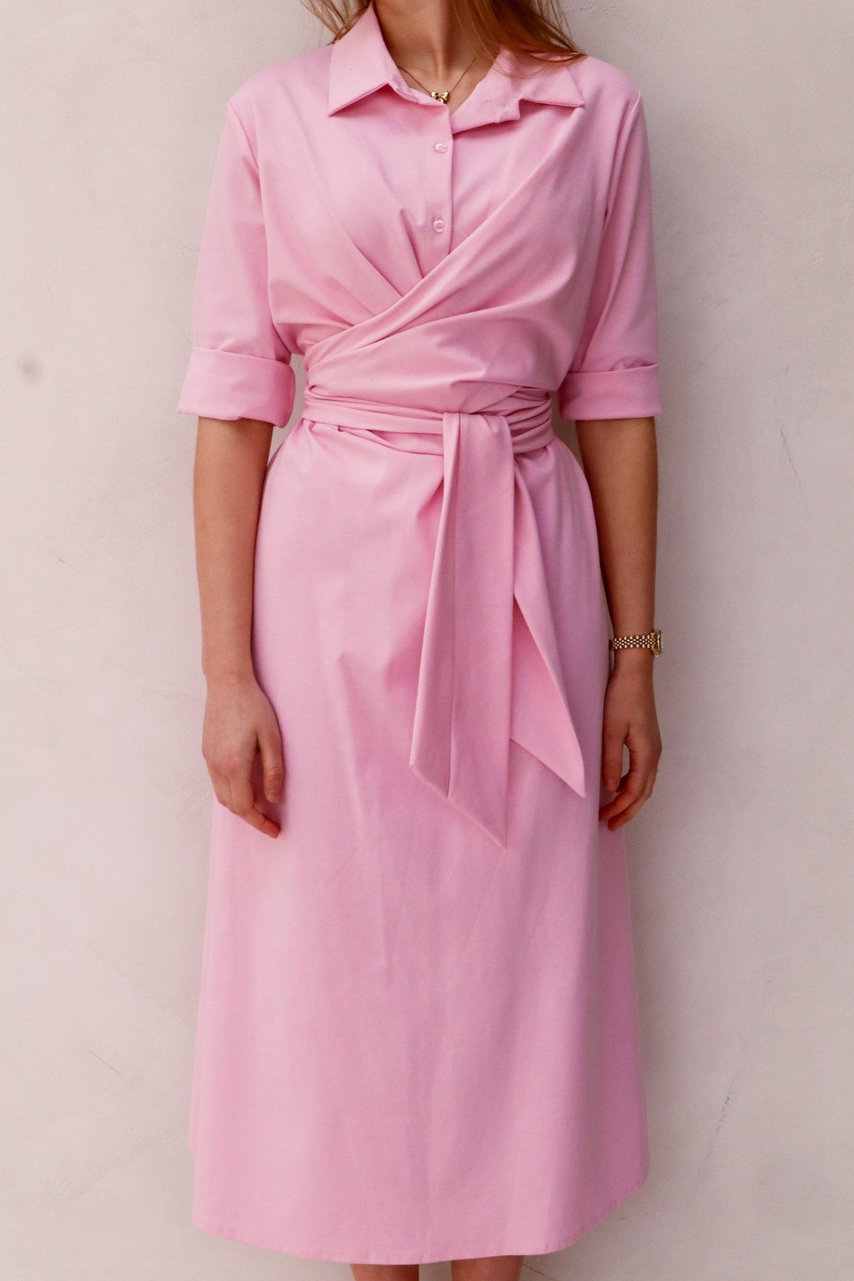 Gemma jurk roze - Bij Keesje - Bij Keesje - Jurk