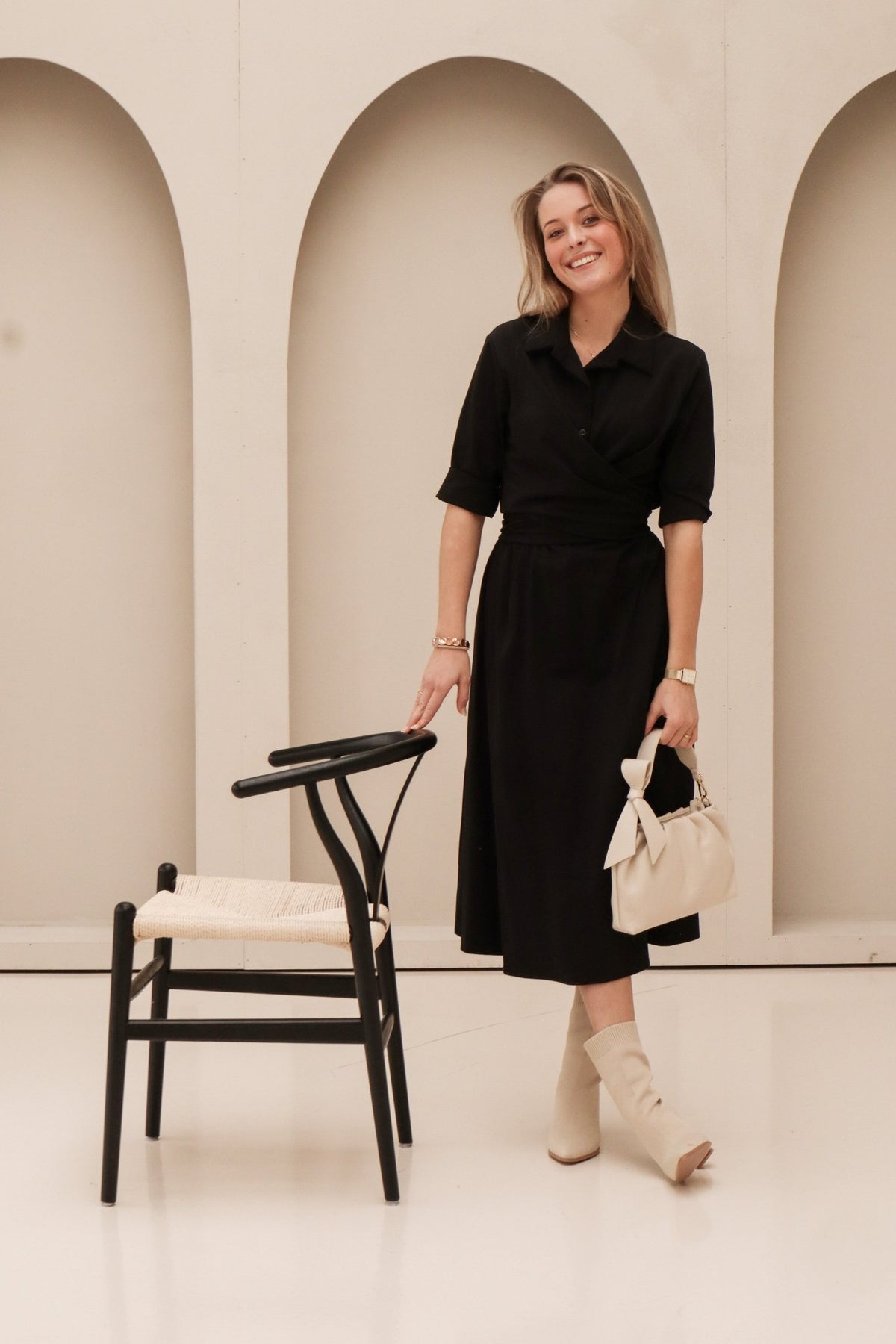 Gemma jurk zwart - Bij Keesje - Bij Keesje - Jurk