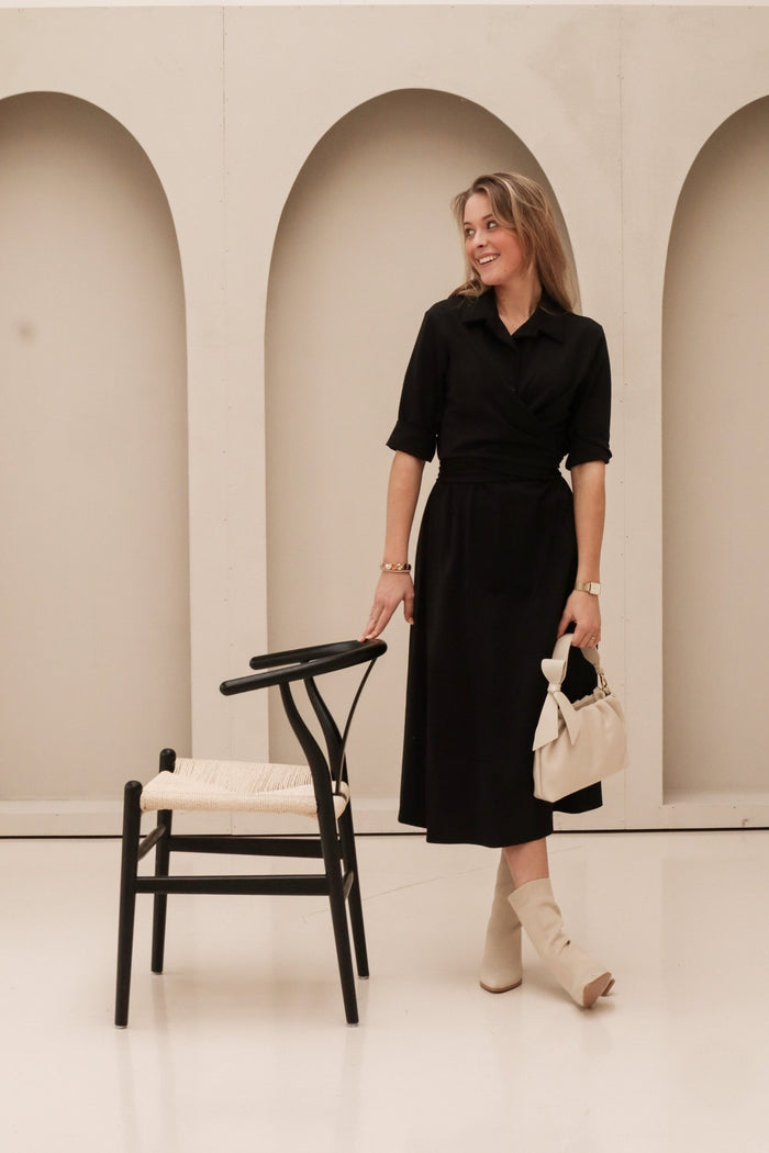 Gemma jurk zwart - Bij Keesje - Bij Keesje - Jurk