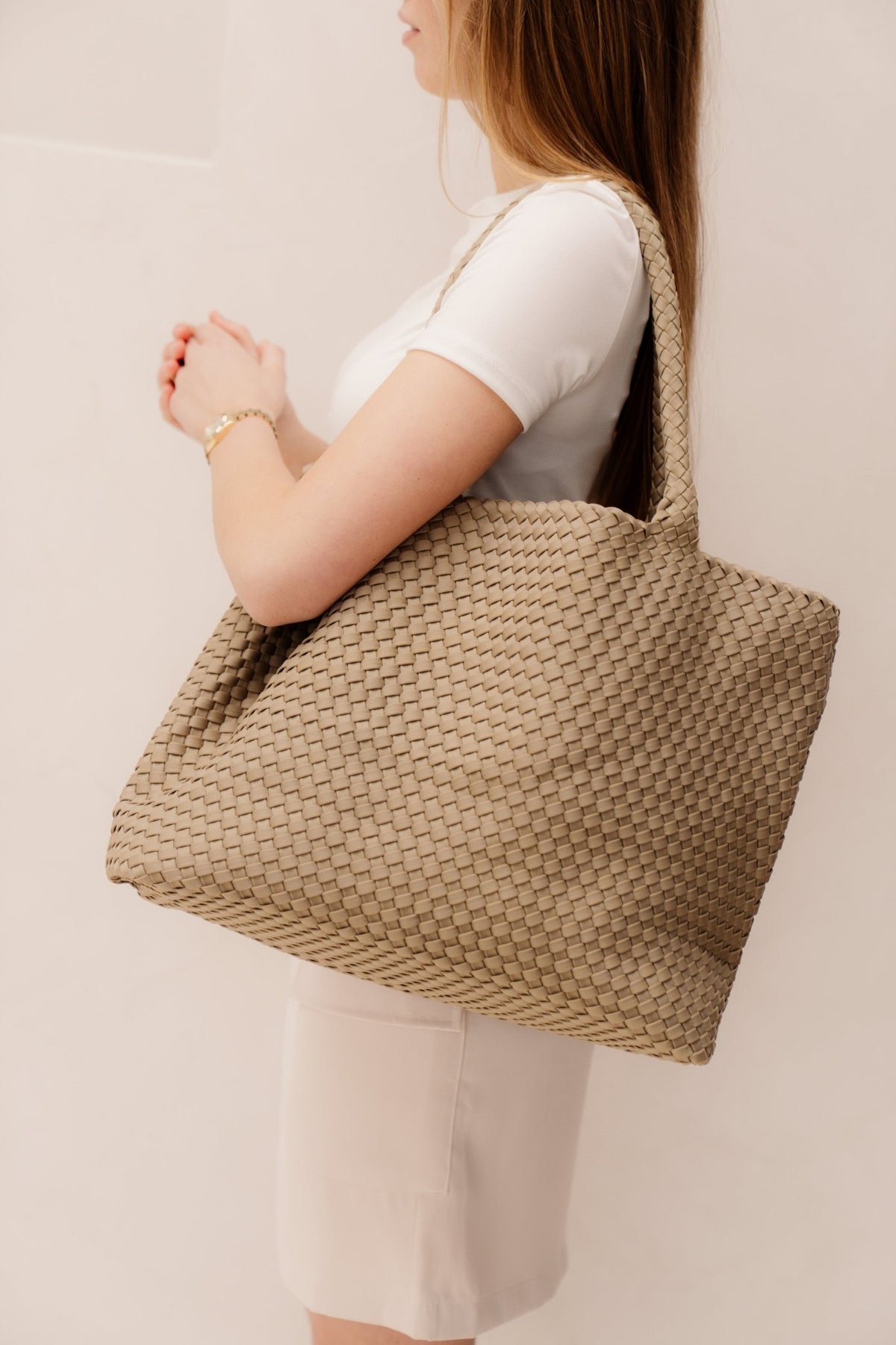 Georgie tas leer taupe - Bij Keesje - Bij Keesje - tas