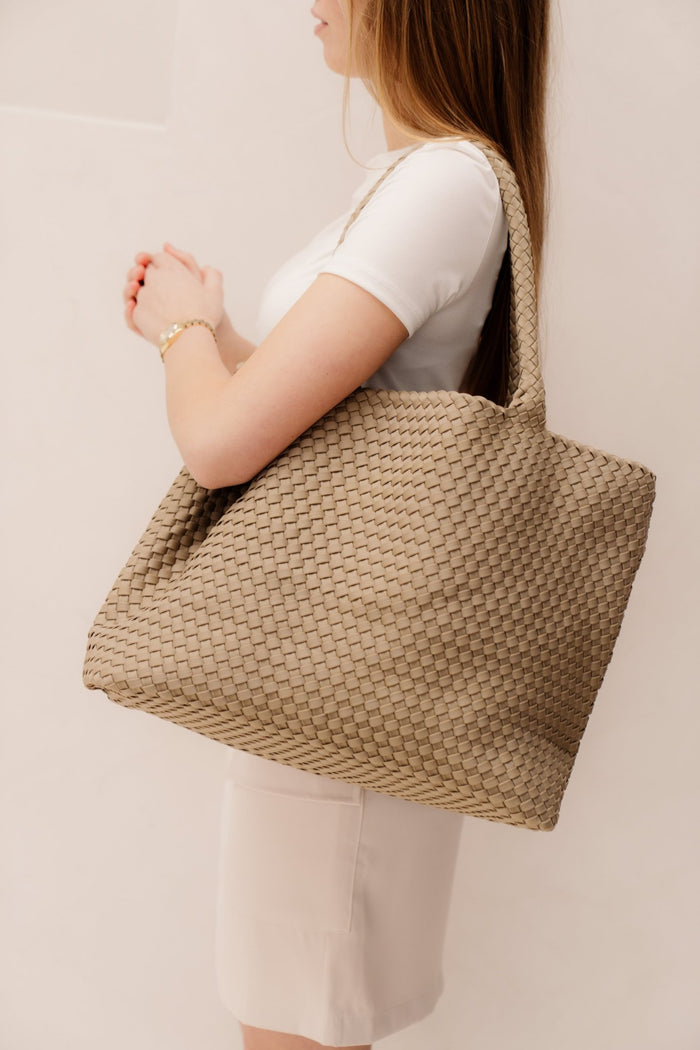 Georgie tas leer taupe - Bij Keesje - Bij Keesje - tas