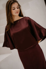 Gera Blouse Bordeaux