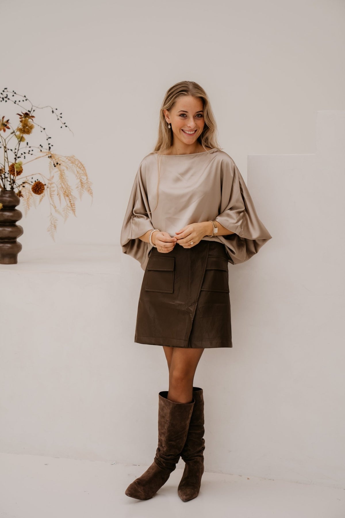 Gera Blouse Champagne - Bij Keesje - Bij Keesje - Blouse
