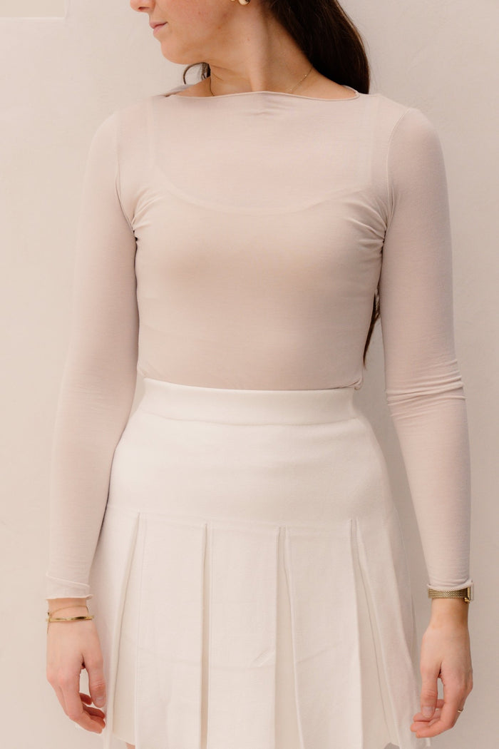 Gera top Beige - Bij Keesje - Bij Keesje - Top