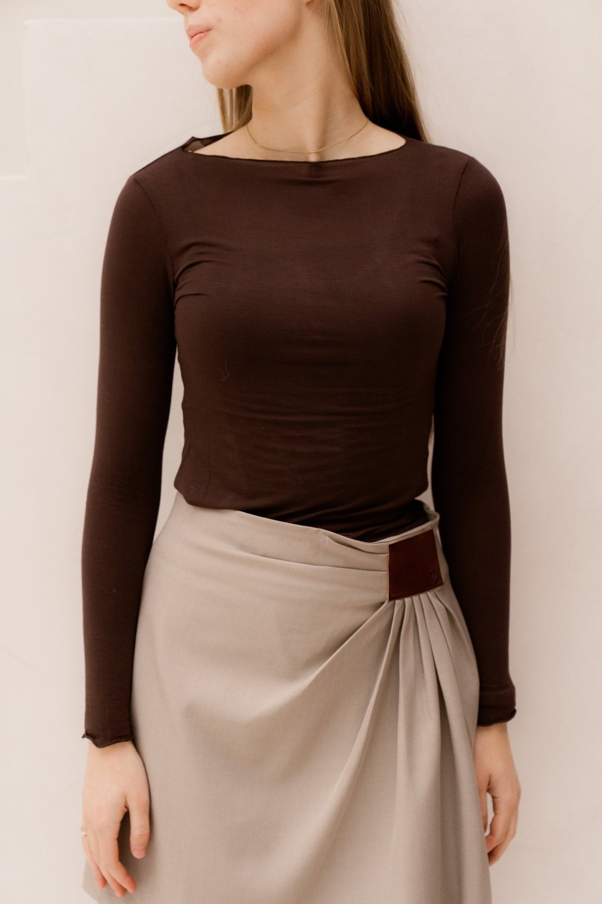 Gera top donkerbruin - Bij Keesje - Bij Keesje