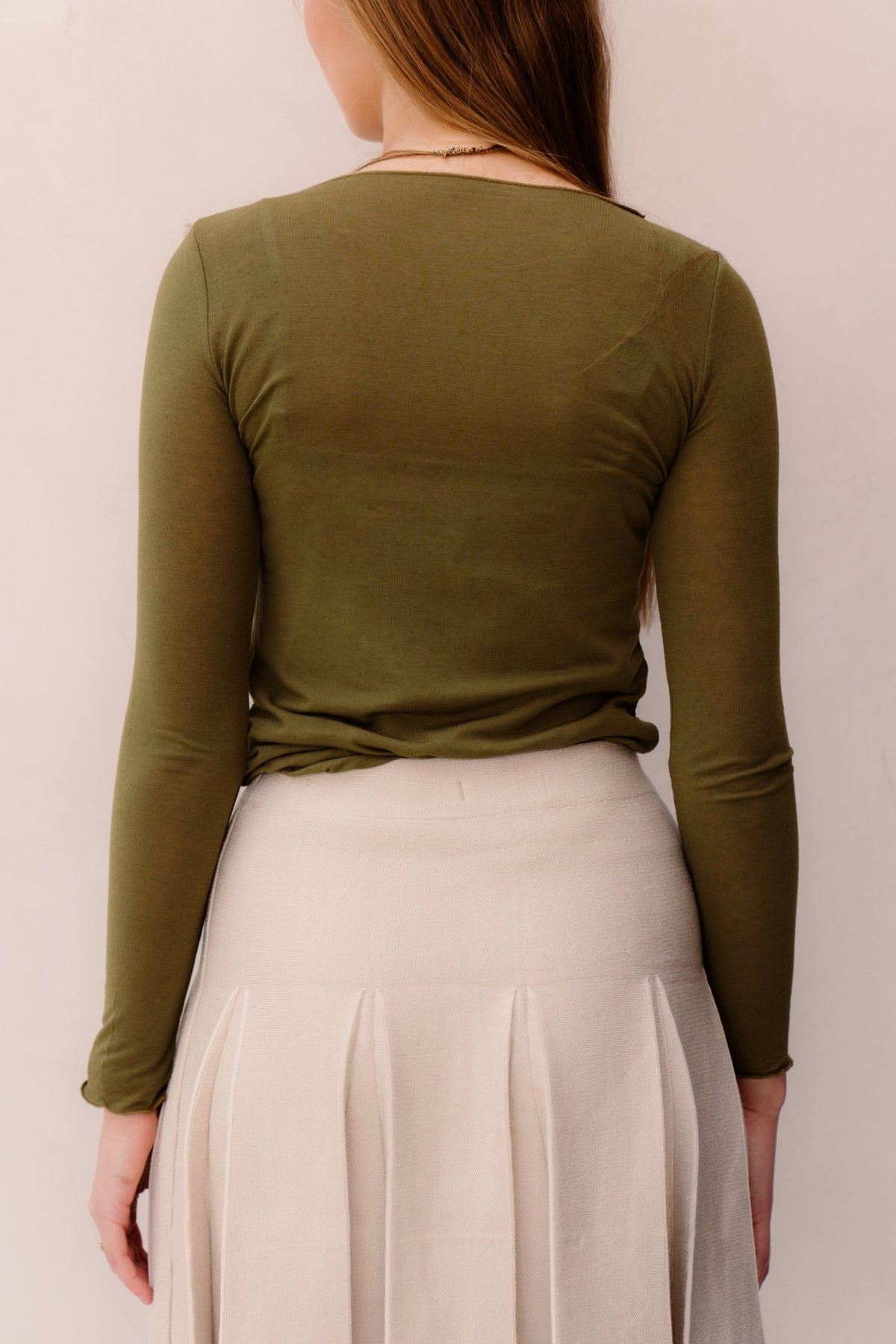 Gera Top Moss Green - Bij Keesje - Bij Keesje - Top